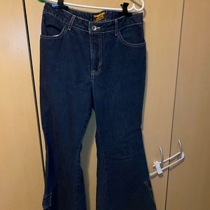 JNCO 90s mega bell bottom jeans.